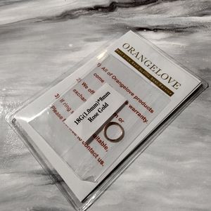 18G 8mm rose gold nose ring